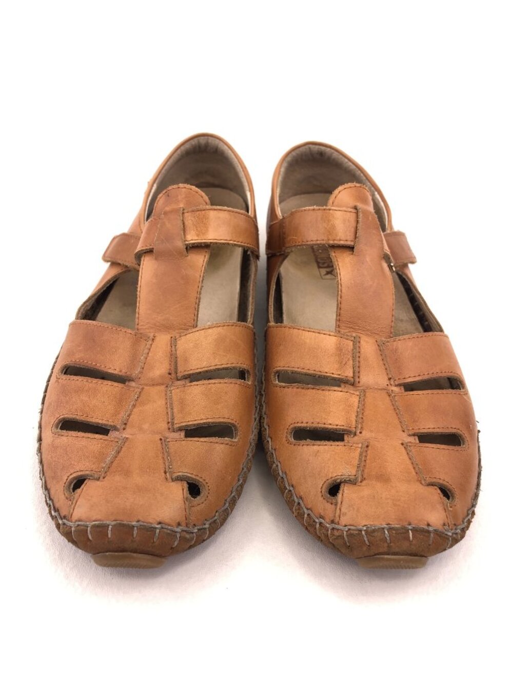 Pikolinos Jerez Brown Leather Fisherman Sandals EUR 39 - Picture 4 of 15